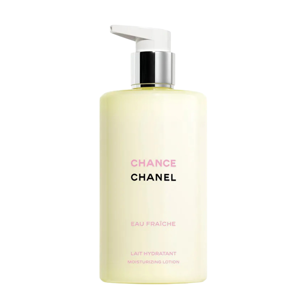Парфюмированный увлажняющий лосьон Chanel Chance Eau Fraîche, 400 мл
Парфюмированный увлажняющий лосьон Chanel Chance Eau Fraîche, 400 мл