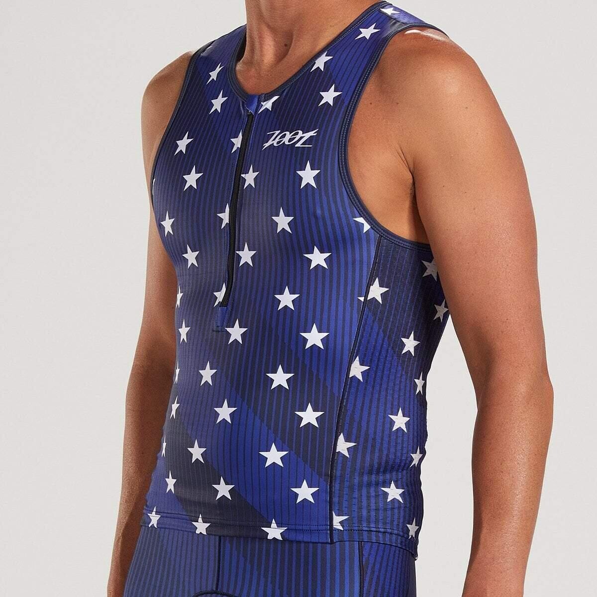 Мужское джерси с короткими рукавами LTD Tri Tank - Stars & Stripes ZOOT, синий белый
Мужское джерси с короткими рукавами LTD Tri Tank - Stars & Stripes ZOOT, синий белый