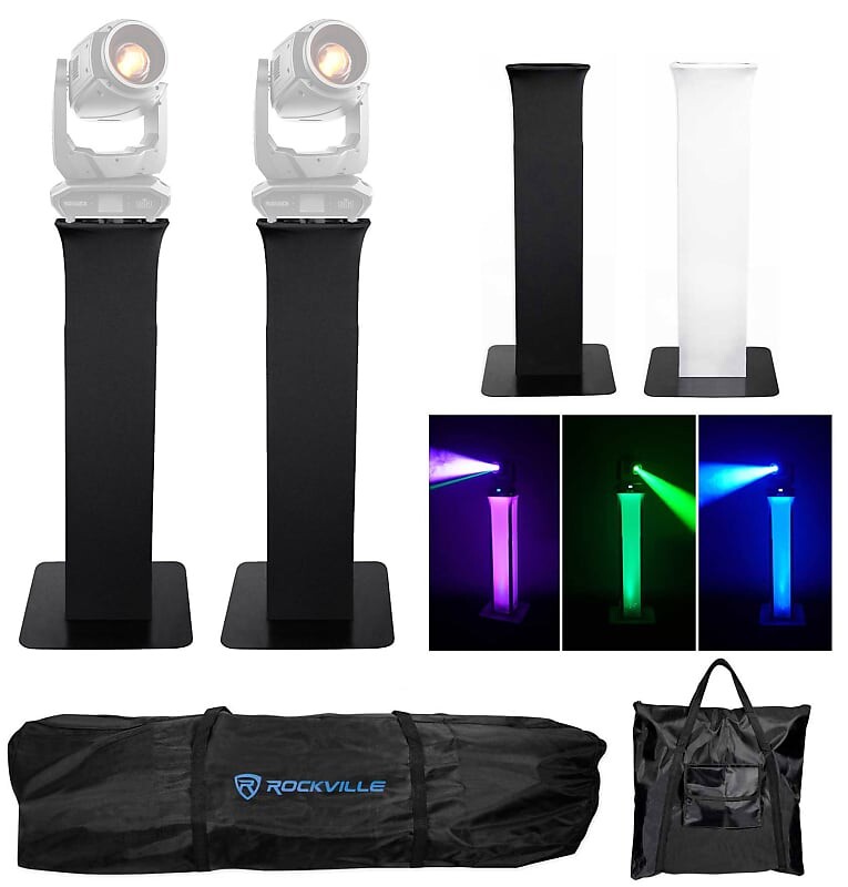 2) Тотемные стойки + черные + белые сетки для (2) прожекторов Chauvet Maverick Mk 2 Rockville (2) RTP32B Maverick Mk 2 Spot
2) Тотемные стойки + черные + белые сетки для (2) прожекторов Chauvet Maverick Mk 2 Rockville (2) RTP32B Maverick Mk 2 Spot