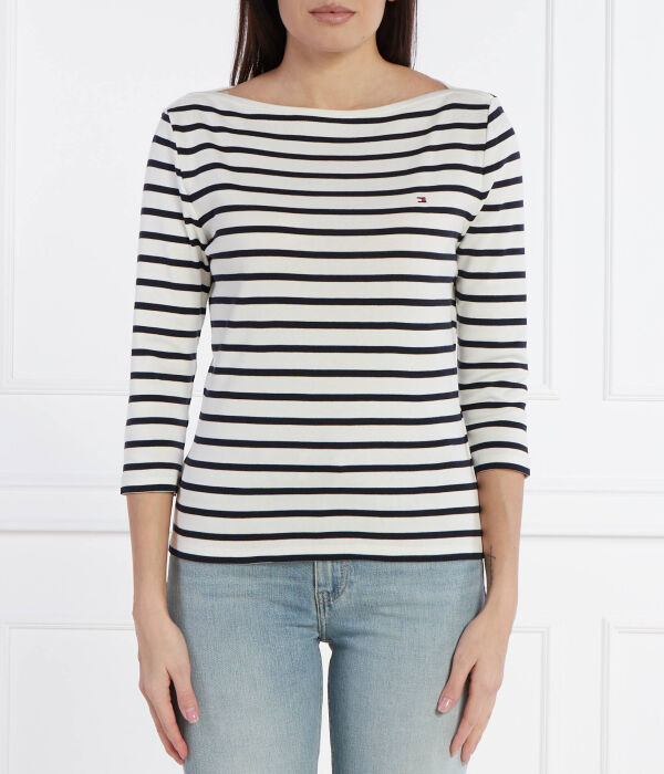 Кофта женская Tommy Hilfiger в полоску, белый/черный 
Кофта женская Tommy Hilfiger в полоску, белый/черный