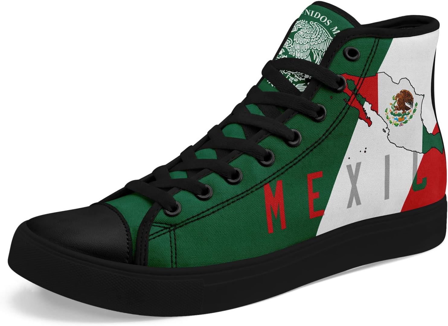 Высокие кеды на шнуровке AWSOLE с флагом Мексики для мужчин и женщин, унисекс, стильные дышащие кроссовки с черепами, модная обувь на плоской подошве, белый/черный/красный/зеленый
Высокие кеды на шнуровке AWSOLE с флагом Мексики для мужчин и женщин, унисекс, стильные дышащие кроссовки с черепами, модная обувь на плоской подошве, белый/черный/красный/зеленый