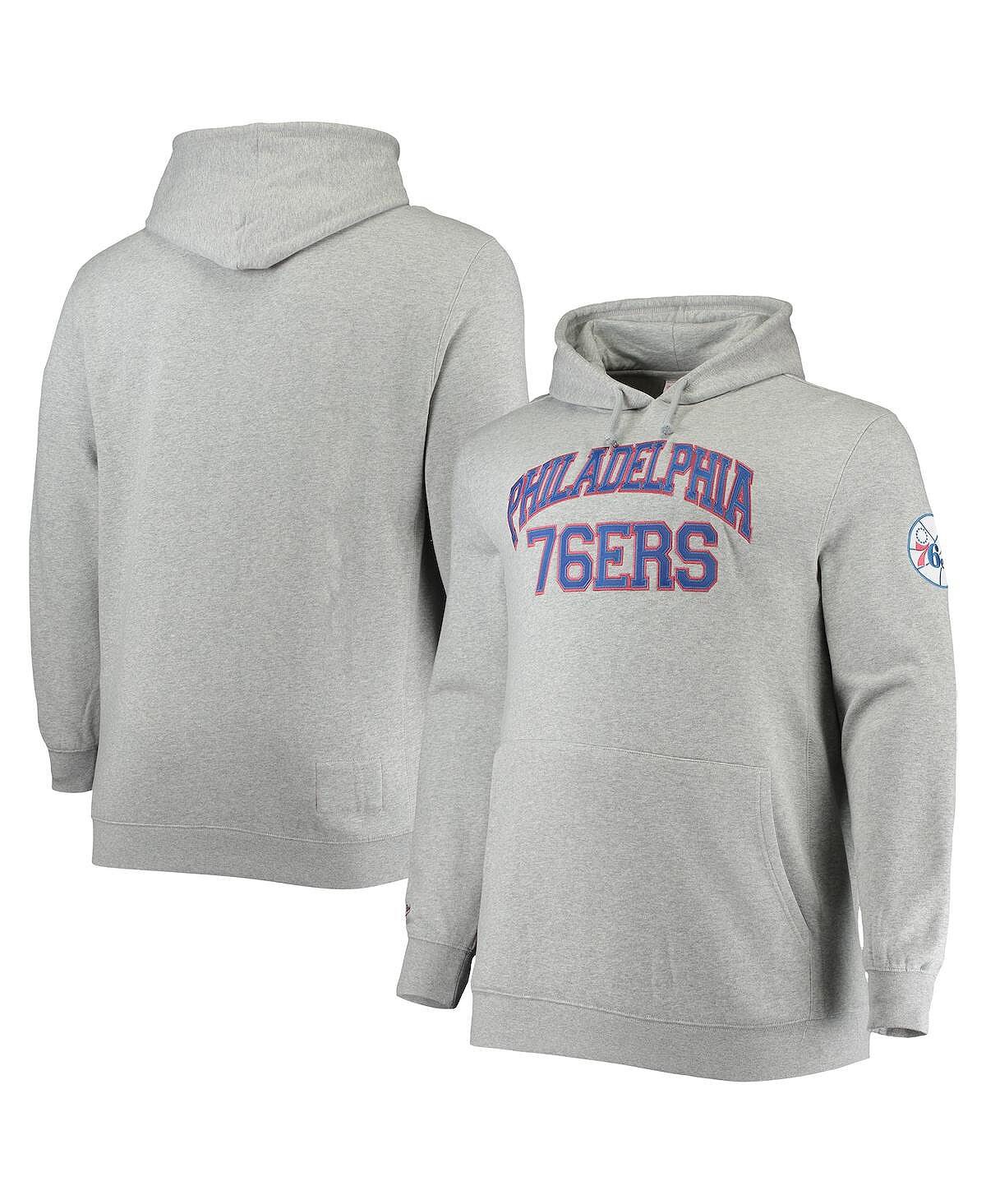 Мужская толстовка с капюшоном из твердой древесины филадельфия 76ers heather grey classics big and tall throwback pullover Mitchell & Ness, мульти
Мужская толстовка с капюшоном из твердой древесины филадельфия 76ers heather grey classics big and tall throwback pullover Mitchell & Ness, мульти
