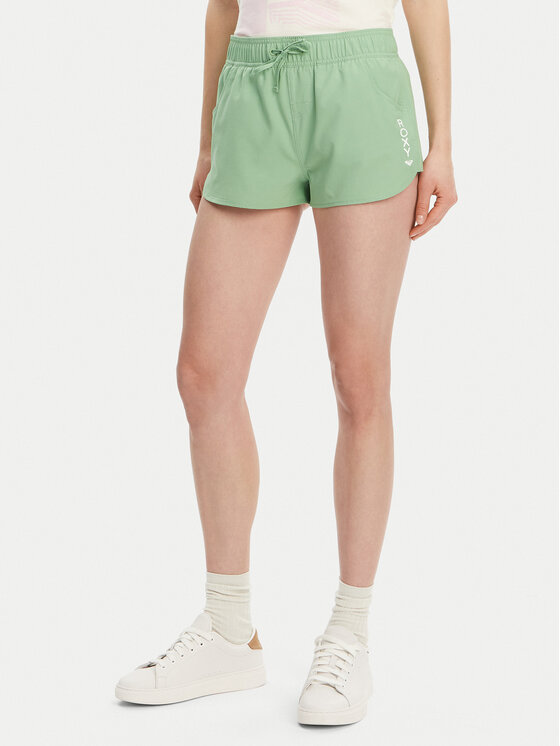 Шорты из ткани обычного кроя ERJBS03298 Roxy, зеленый
Шорты из ткани обычного кроя ERJBS03298 Roxy, зеленый