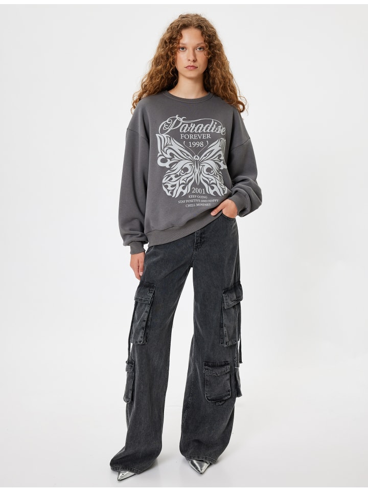 Толстовка KOTON Sweatshirt, антрацит
Толстовка KOTON Sweatshirt, антрацит