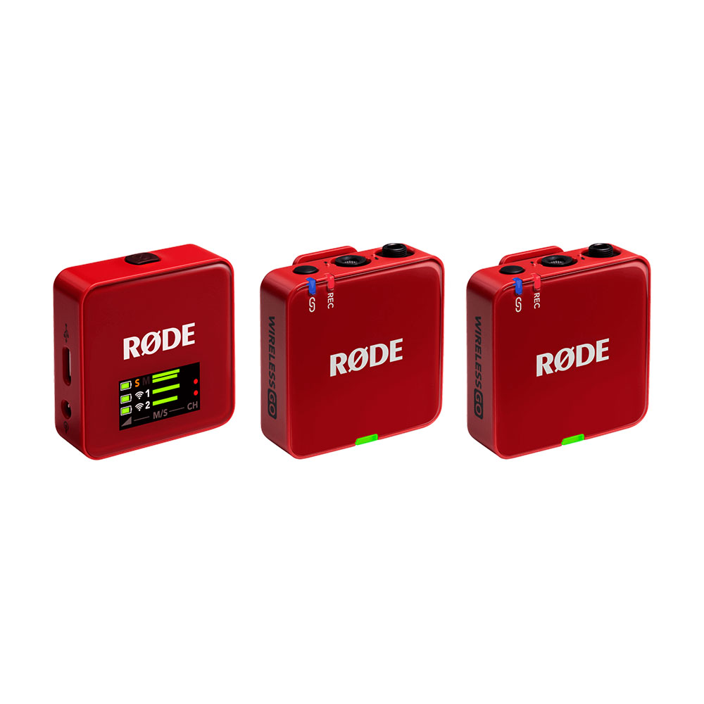 Беспроводная микрофонная система Rode Wireless Go III, красный 
Беспроводная микрофонная система Rode Wireless Go III, красный