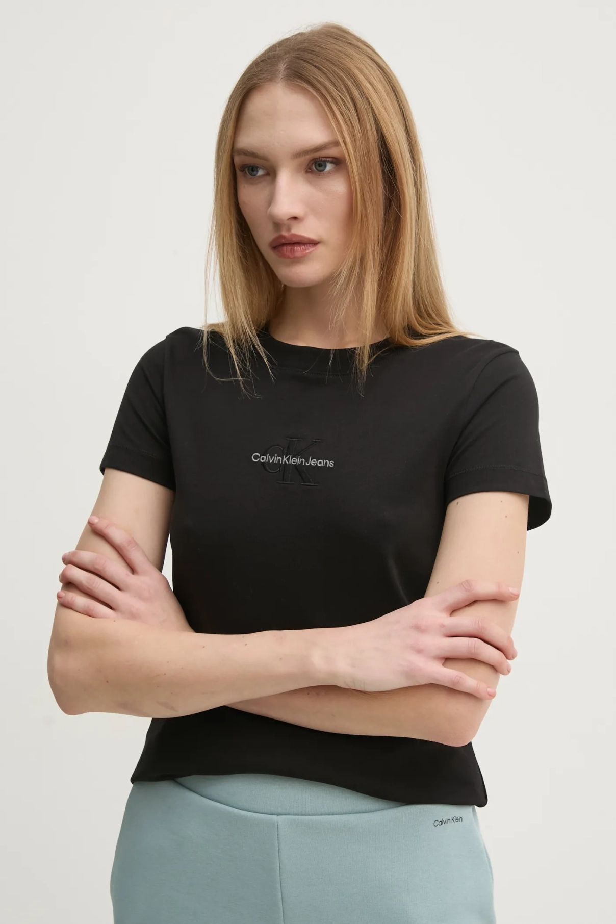 Хлопковая футболка Calvin Klein Jeans, черный 
Хлопковая футболка Calvin Klein Jeans, черный