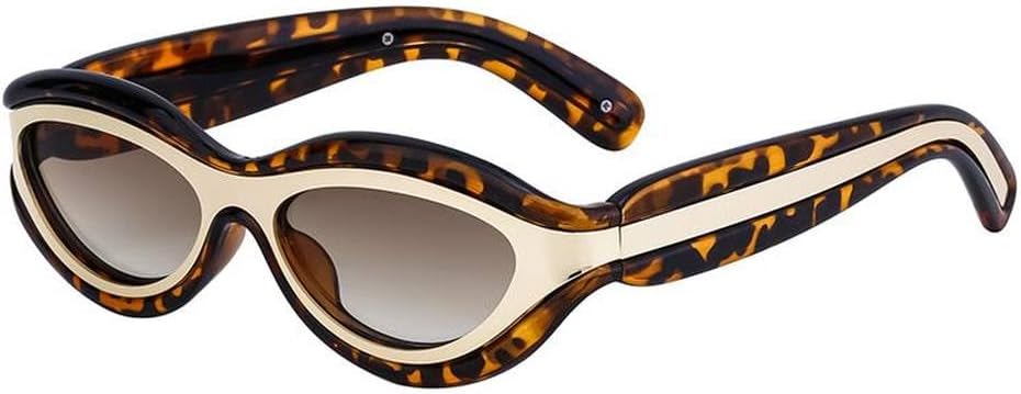 Женские солнцезащитные очки в стиле стимпанк, цельные, в миниатюрной оправе, роскошные овальные солнцезащитные очки в стиле панк, винтажные очки с защитой от УФ-излучения UV400, SUN4367 Generic, C4leopardbrown
Женские солнцезащитные очки в стиле стимпанк, цельные, в миниатюрной оправе, роскошные овальные солнцезащитные очки в стиле панк, винтажные очки с защитой от УФ-излучения UV400, SUN4367 Generic, C4leopardbrown