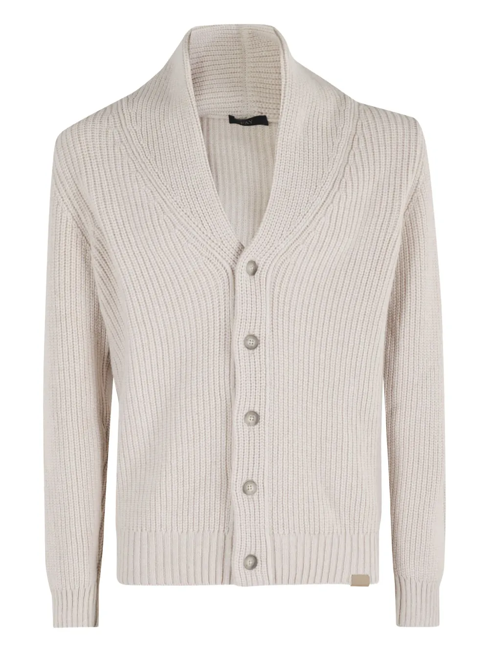 Кардиган с шалевым воротником Fay, нейтральный
Кардиган с шалевым воротником Fay, нейтральный