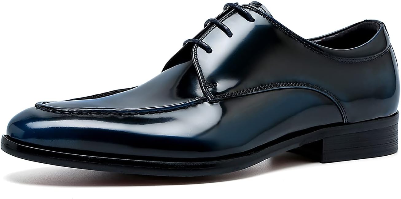 Мужские оксфорды Santimon из лакированной кожи с острым носком, дерби, формальные туфли для бизнеса, выпускного, свадьбы, модные, повседневные, удобные прогулочные обувь для мужчин, синий
Мужские оксфорды Santimon из лакированной кожи с острым носком, дерби, формальные туфли для бизнеса, выпускного, свадьбы, модные, повседневные, удобные прогулочные обувь для мужчин, синий