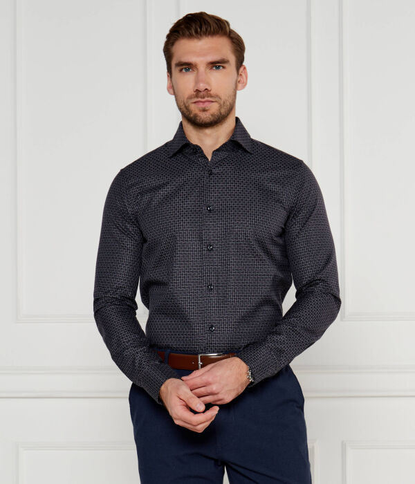 Рубашка мужская Joop! облегающего кроя с мелким принтом, черный
Рубашка мужская Joop! облегающего кроя с мелким принтом, черный