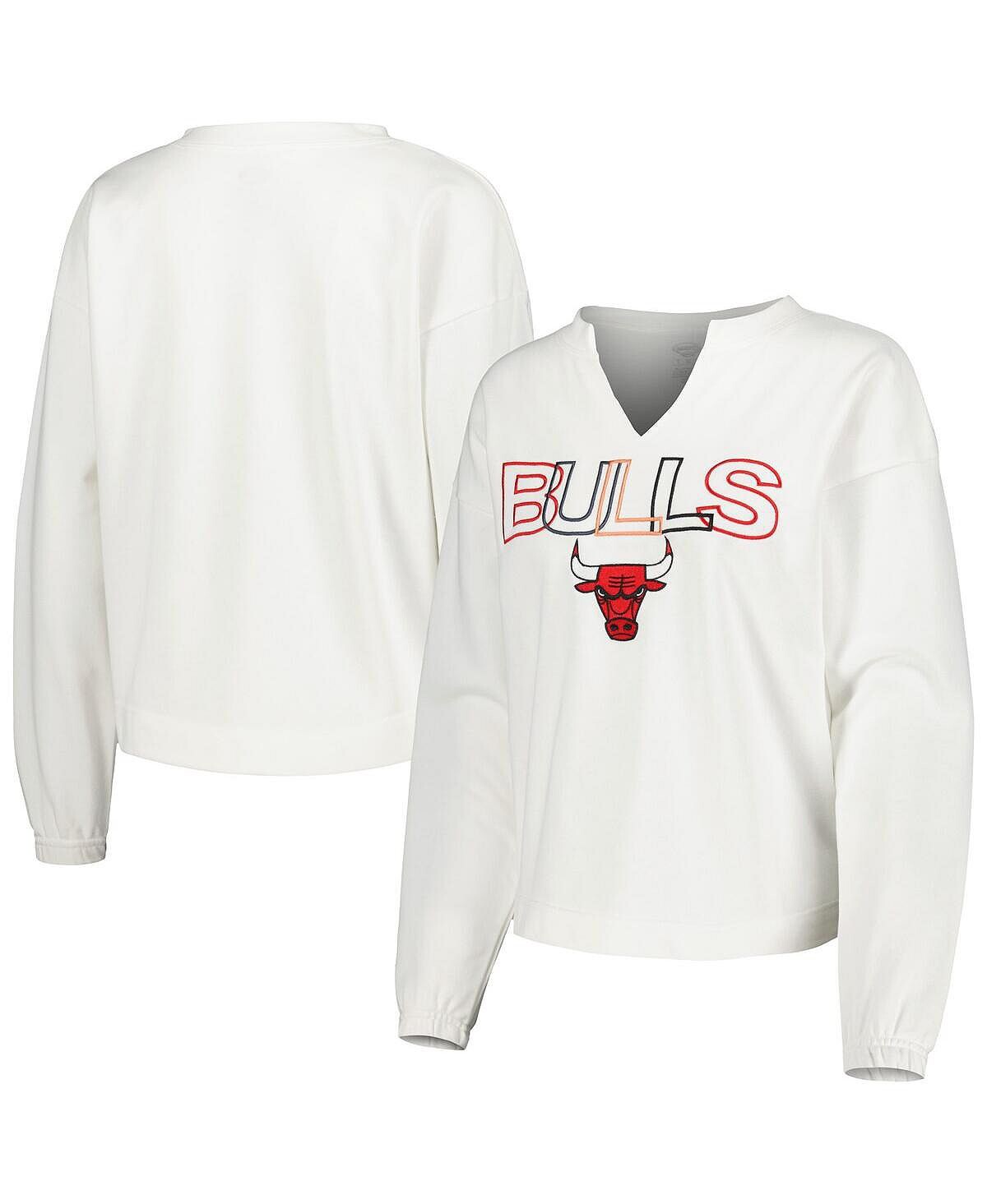Женская белая футболка с длинным рукавом Chicago Bulls Sunray Notch Neck Concepts Sport, белый
Женская белая футболка с длинным рукавом Chicago Bulls Sunray Notch Neck Concepts Sport, белый