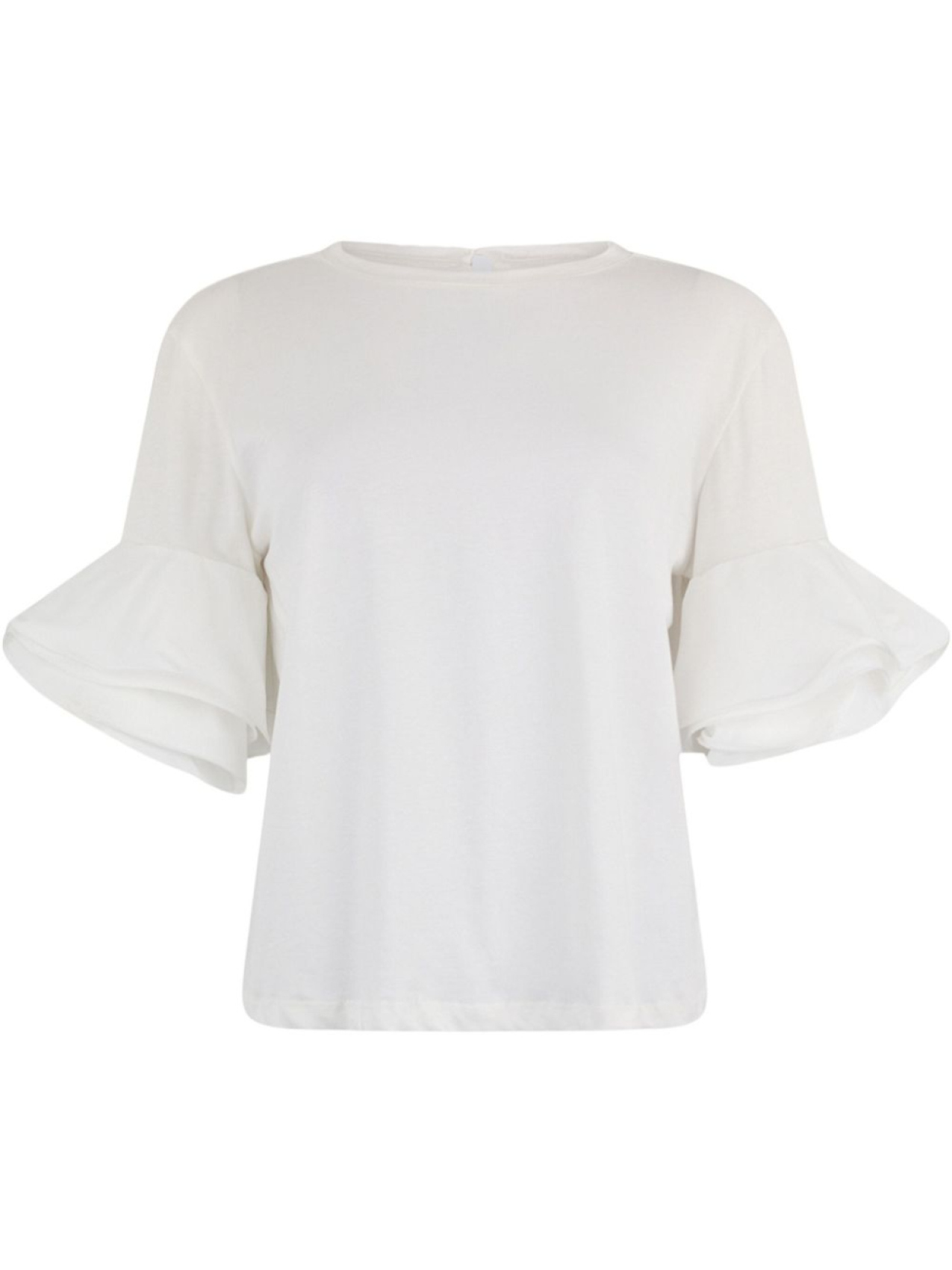 LIU JO футболка с воланами на рукавах, белый
LIU JO футболка с воланами на рукавах, белый