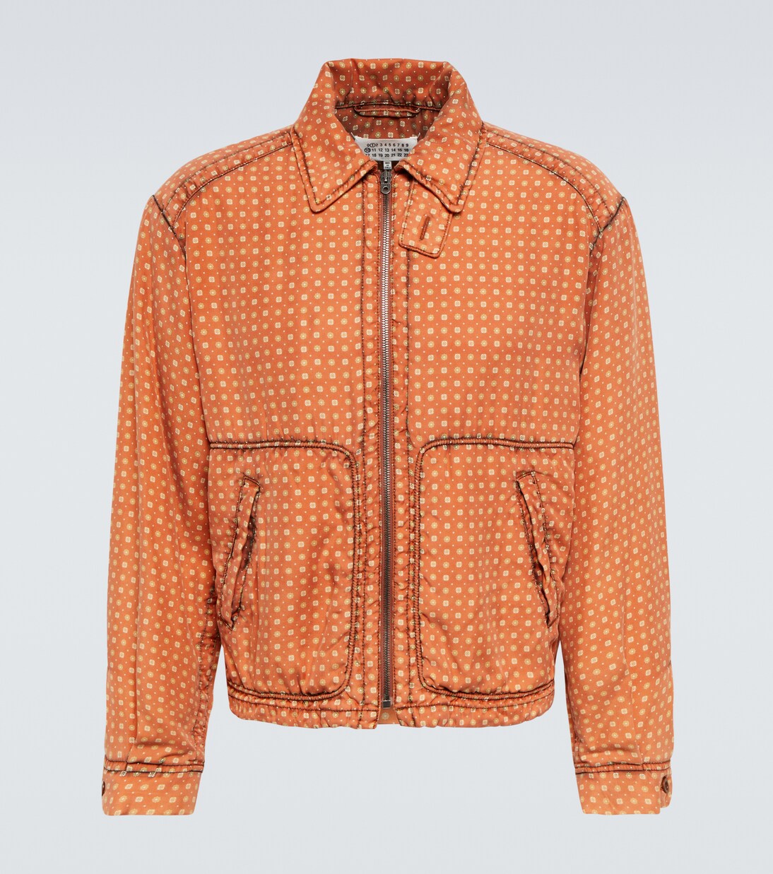 Шелковая куртка-бомбер Maison Margiela, оранжевый
Шелковая куртка-бомбер Maison Margiela, оранжевый