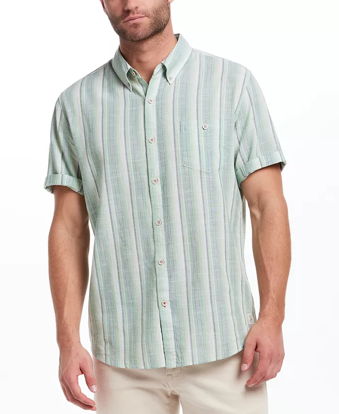 Мужская классическая рубашка с текстурной полоской на пуговицах Weatherproof Vintage, зеленый
Мужская классическая рубашка с текстурной полоской на пуговицах Weatherproof Vintage, зеленый