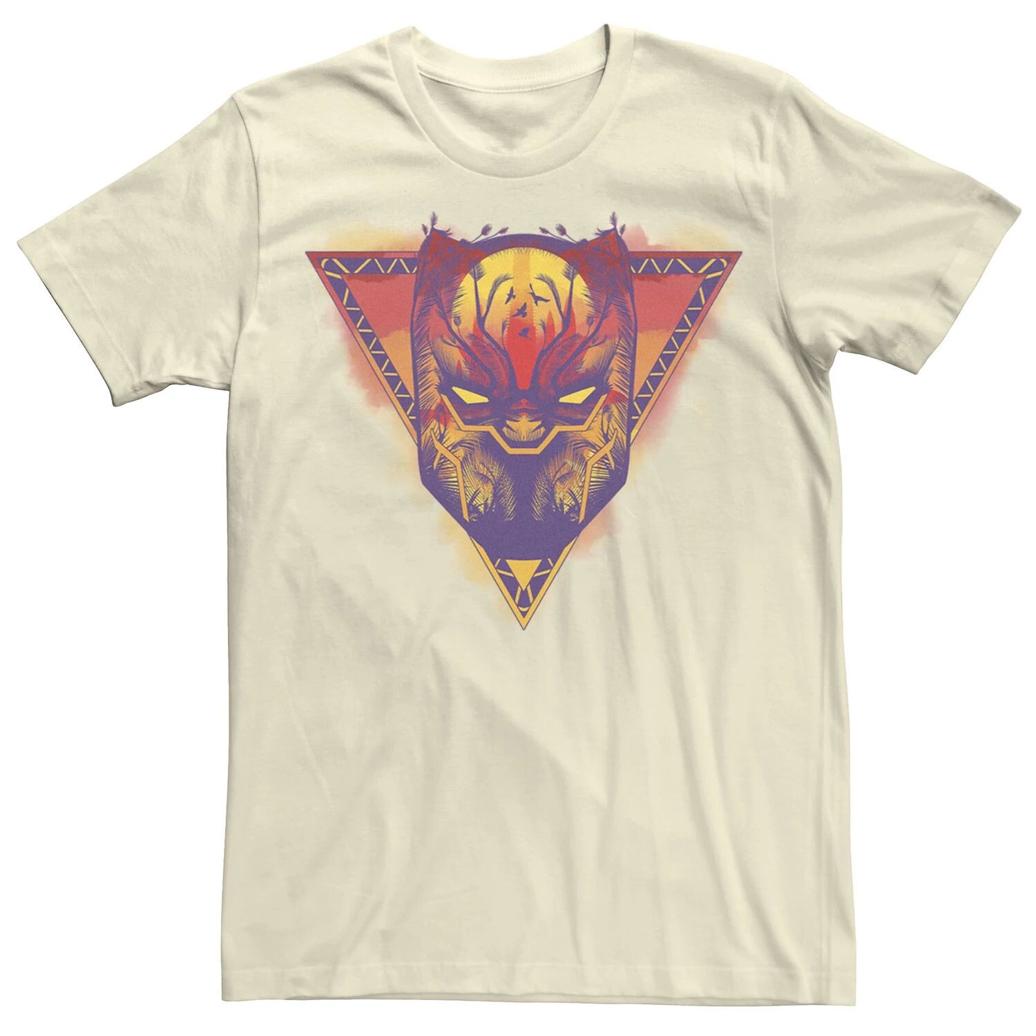 Мужская футболка с цветным геометрическим рисунком «Черная пантера» Marvel
Мужская футболка с цветным геометрическим рисунком «Черная пантера» Marvel