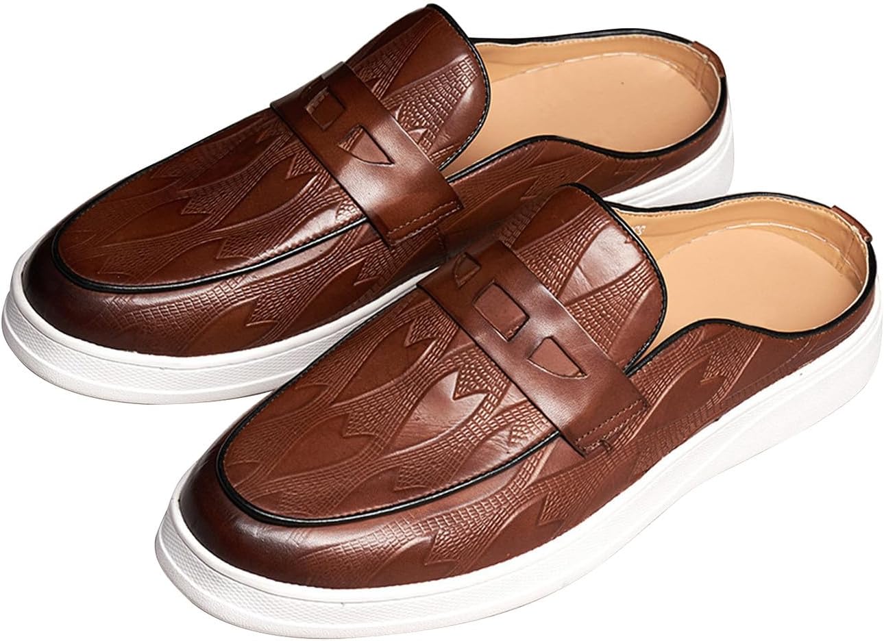 Мужские мюли Santimon, повседневные туфли на застежке, сабо из натуральной кожи с открытой пяткой, деловые, свадебные, повседневные лоферы, модные сандалии, летние туфли для мужчин, коричневый
Мужские мюли Santimon, повседневные туфли на застежке, сабо из натуральной кожи с открытой пяткой, деловые, свадебные, повседневные лоферы, модные сандалии, летние туфли для мужчин, коричневый