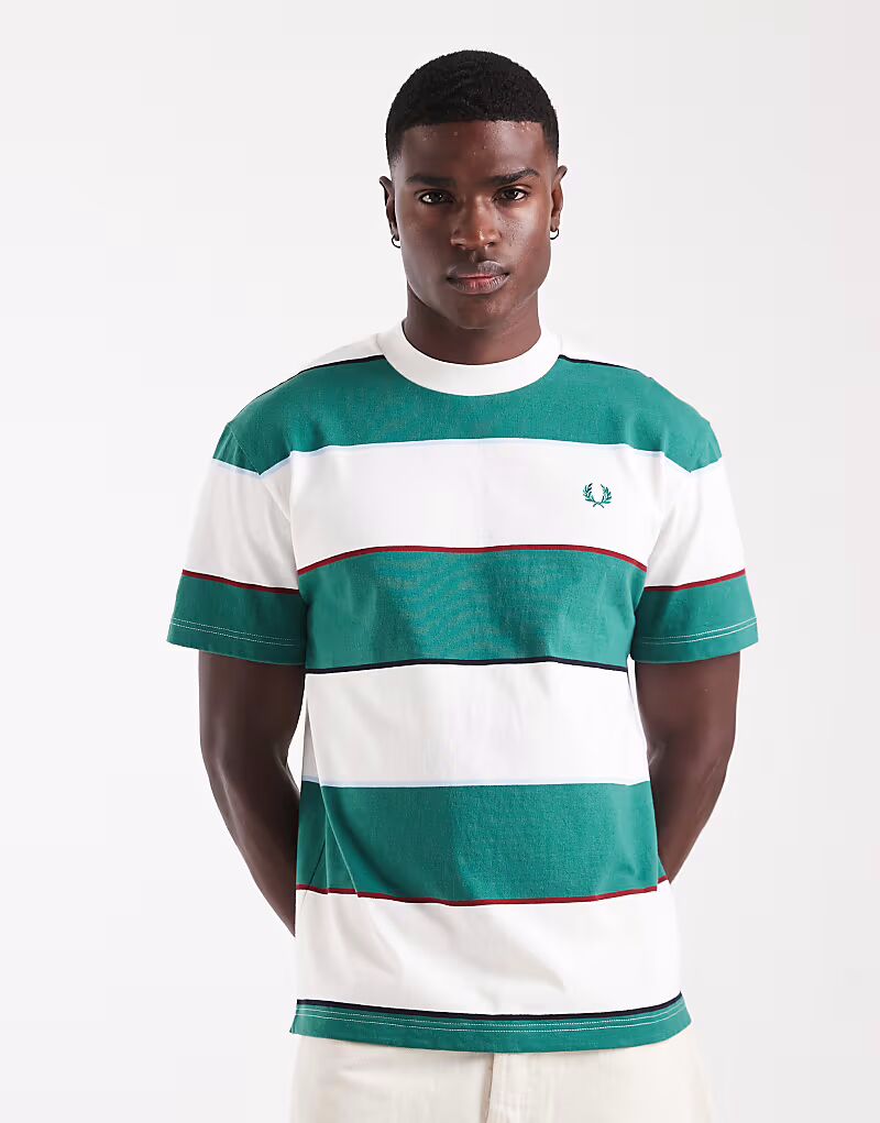 Свободная полосатая футболка зеленого и белого цветов Fred Perry, Зеленый, Свободная полосатая футболка зеленого и белого цветов Fred Perry
Свободная полосатая футболка зеленого и белого цветов Fred Perry, Зеленый, Свободная полосатая футболка зеленого и белого цветов Fred Perry