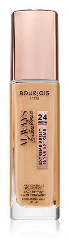 Тональный крем повышенной стойкости SPF 20 Bourjois Always Fabulous, оттенок 310 Beige 30 мл
Тональный крем повышенной стойкости SPF 20 Bourjois Always Fabulous, оттенок 310 Beige 30 мл