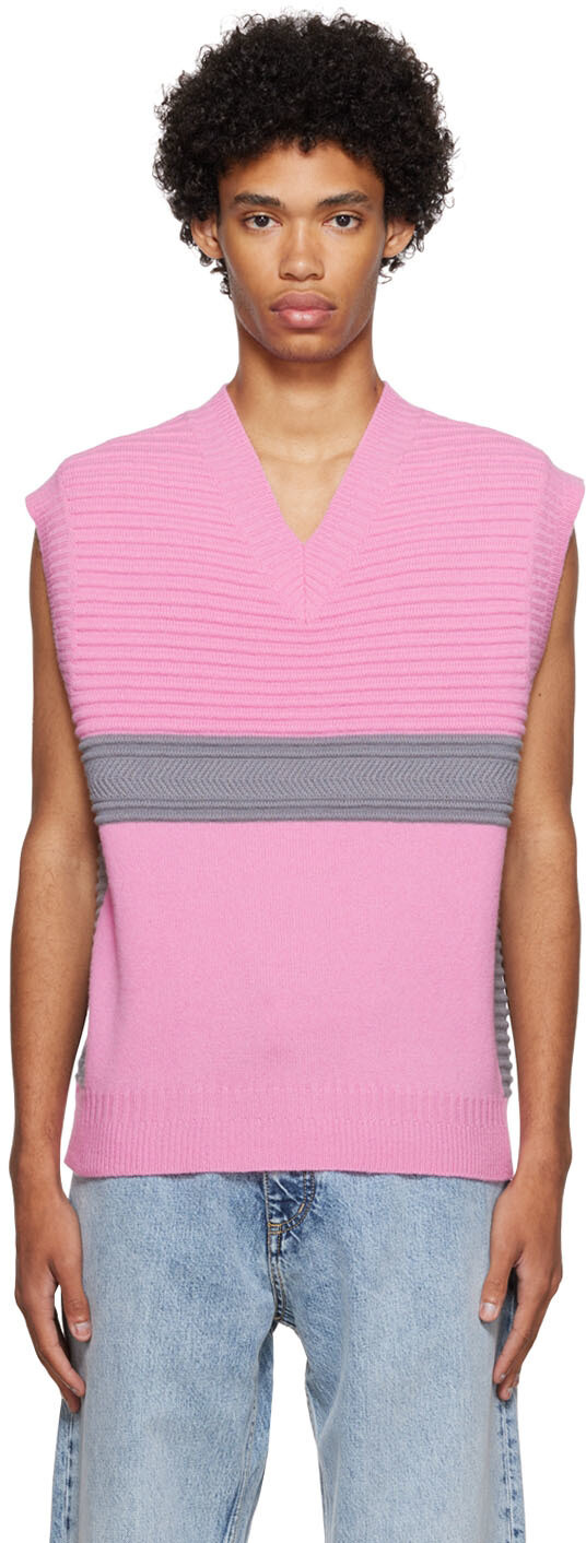 SSENSE Эксклюзивный жилет с розовой гривой Eytys
SSENSE Эксклюзивный жилет с розовой гривой Eytys