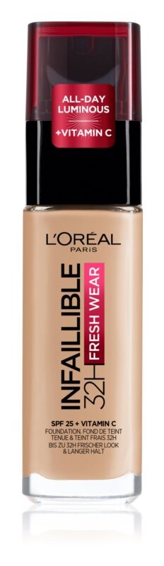 Жидкая основа длительного действия L’Oréal Paris Infaillible 32H Fresh Wear, оттенок 110 Rose Vanilla 30 мл
Жидкая основа длительного действия L’Oréal Paris Infaillible 32H Fresh Wear, оттенок 110 Rose Vanilla 30 мл