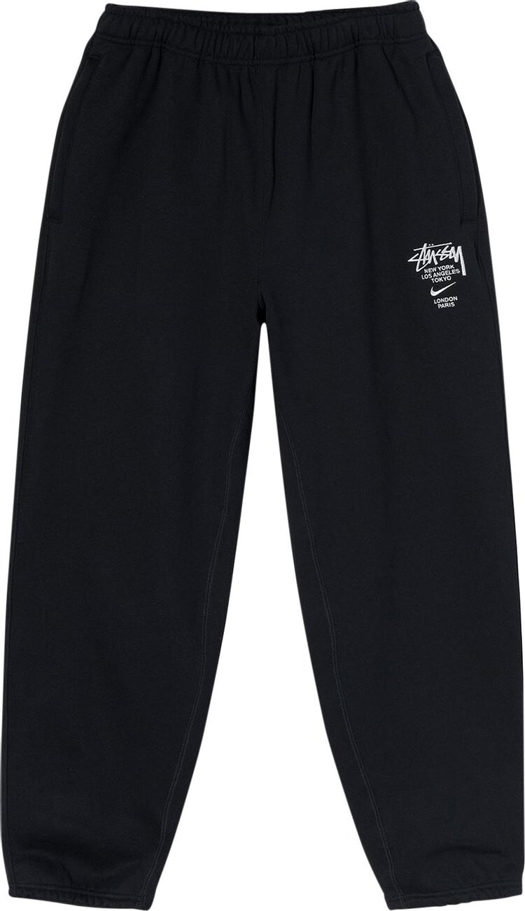 Брюки Nike x Stussy NRG ZR Fleece Pant 'Black', черный 
Брюки Nike x Stussy NRG ZR Fleece Pant 'Black', черный