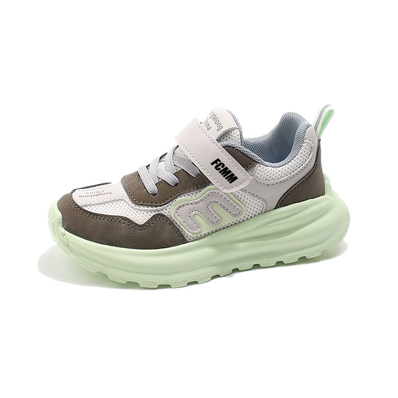Нескользящие износостойкие низкие повседневные кроссовки для детей FCMM, серый/зеленый
Нескользящие износостойкие низкие повседневные кроссовки для детей FCMM, серый/зеленый