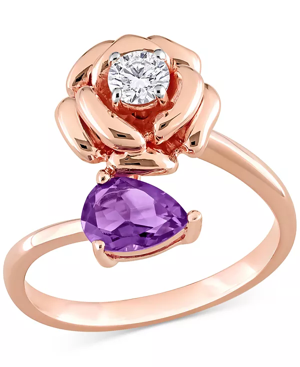 Кольцо с розой из серебра 925 пробы с аметистом (5/8 карата) и белым топазом (1/3 карата) Macy'S, amethyst, Белый, Кольцо с розой из серебра 925 пробы с аметистом (5/8 карата) и белым топазом (1/3 карата) Macy'S, amethyst
Кольцо с розой из серебра 925 пробы с аметистом (5/8 карата) и белым топазом (1/3 карата) Macy'S, amethyst, Белый, Кольцо с розой из серебра 925 пробы с аметистом (5/8 карата) и белым топазом (1/3 карата) Macy'S, amethyst