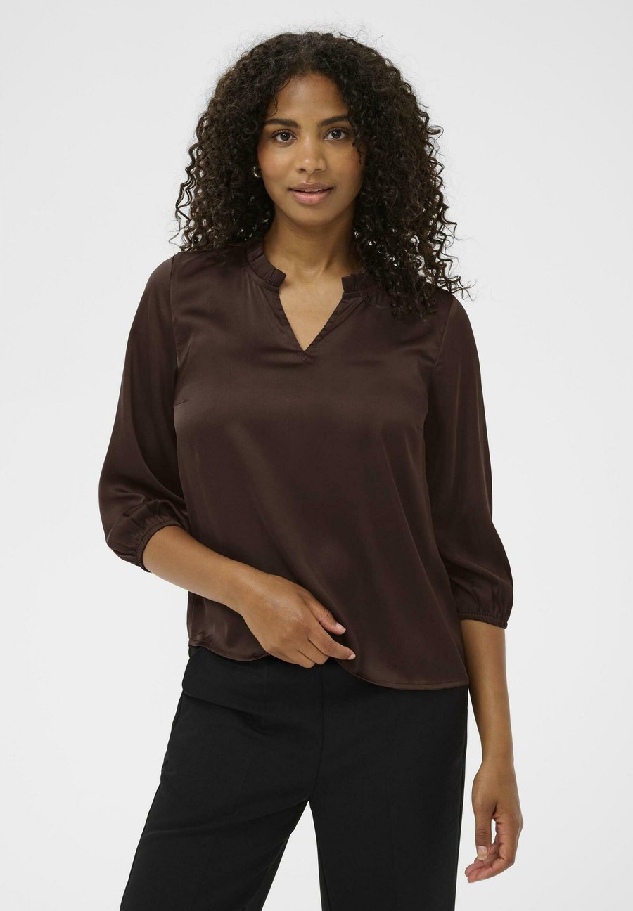 Блуза Kaffe KAamara Frill Blouse, Chocolate Brown/Brown
Блуза Kaffe KAamara Frill Blouse, Chocolate Brown/Brown