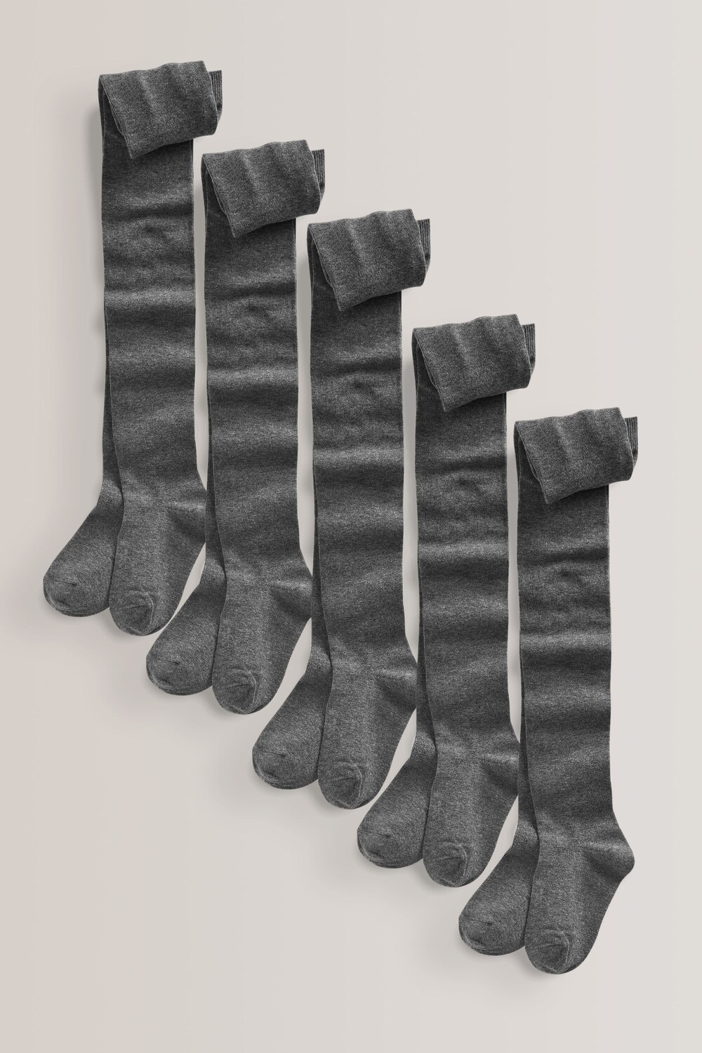 Комплект из 5 пар колготок для школы с высоким содержанием хлопка Next, серый
Комплект из 5 пар колготок для школы с высоким содержанием хлопка Next, серый