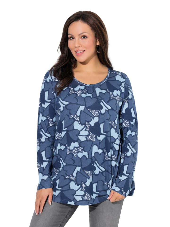 Ulla Popken Футболка цвета атлантического синего, Синий, Ulla Popken Футболка цвета атлантического синего
Ulla Popken Футболка цвета атлантического синего, Синий, Ulla Popken Футболка цвета атлантического синего