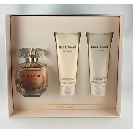 Elie Saab Le Parfum Set Eau de Parfum Spray 90ml + 75ml Body Lotion + 75ml Shower Gel
Elie Saab Le Parfum Set Eau de Parfum Spray 90ml + 75ml Body Lotion + 75ml Shower Gel