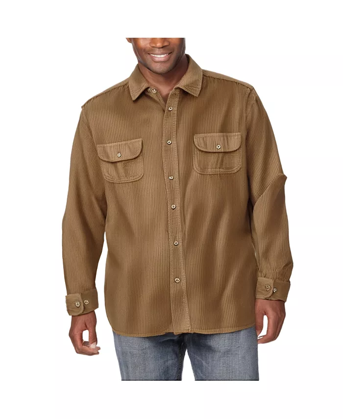 Большие и высокие размеры: рубашка с длинным рукавом из вельвета KingSize, коричневый/бежевый
Большие и высокие размеры: рубашка с длинным рукавом из вельвета KingSize, коричневый/бежевый