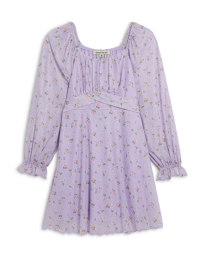 Детское платье из шифона с цветочным принтом - для девочек старшего возраста Charmed Hearts, фиолетовый
Детское платье из шифона с цветочным принтом - для девочек старшего возраста Charmed Hearts, фиолетовый