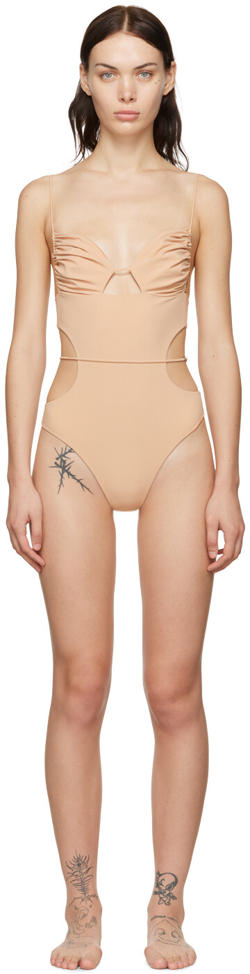 SSENSE Эксклюзивный бежевый комбинезон Nensi Dojaka
SSENSE Эксклюзивный бежевый комбинезон Nensi Dojaka