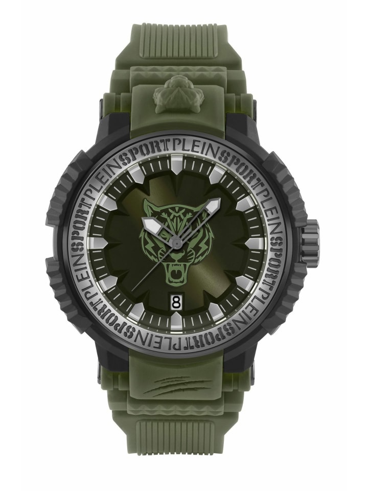 Plein Sport Мужские аналоговые часы зеленого цвета
Plein Sport Мужские аналоговые часы зеленого цвета