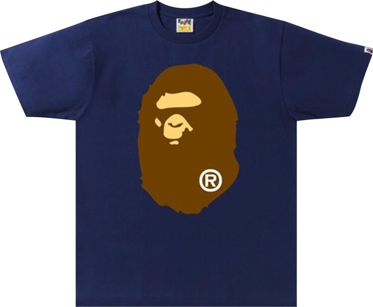 Футболка BAPE Big Ape Head Tee 'Navy', синий
Футболка BAPE Big Ape Head Tee 'Navy', синий