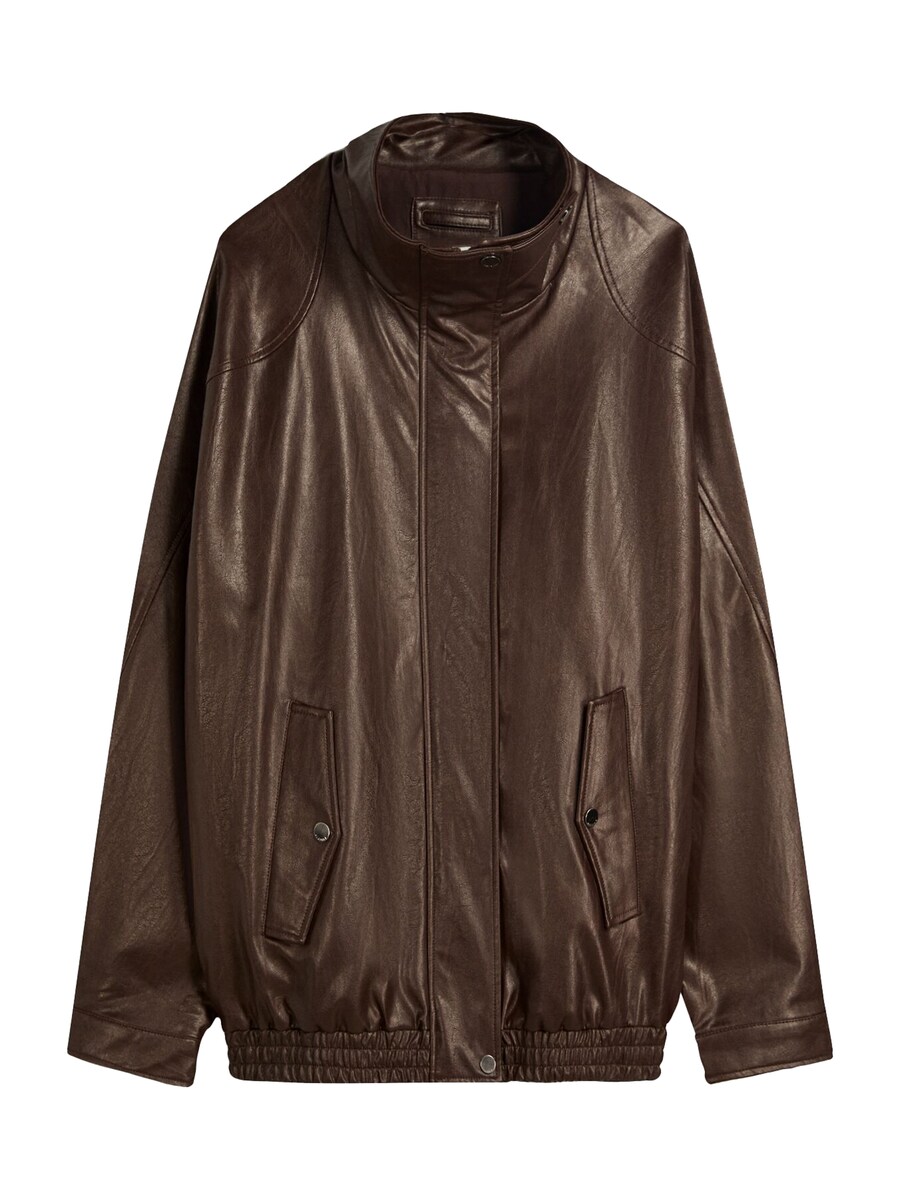 Демисезонная куртка Bershka, Dark brown
Демисезонная куртка Bershka, Dark brown