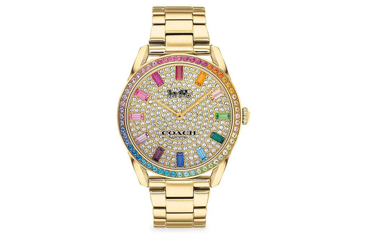 COACH Часы PRESTON Collection Wrist Watch Quartz Movement Steel Strap 36mm Gold Dial Women's Watch
COACH Часы PRESTON Collection Wrist Watch Quartz Movement Steel Strap 36mm Gold Dial Women's Watch