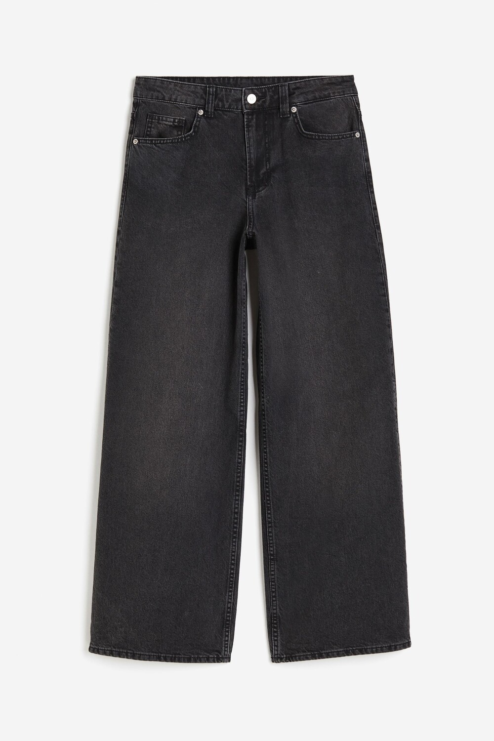 Джинсы H&M Baggy Regular, черный
Джинсы H&M Baggy Regular, черный