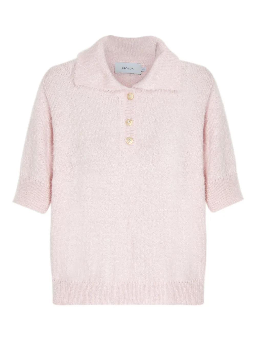 Трикотажная футболка-поло Lençóis с короткими рукавами Isolda, розовый
Трикотажная футболка-поло Lençóis с короткими рукавами Isolda, розовый