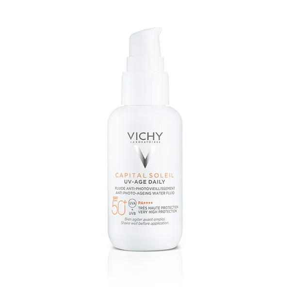 Солнцезащитный крем для лица Capital Soleil Uv-Age Daily Spf50+ Vichy, 40 ml
Солнцезащитный крем для лица Capital Soleil Uv-Age Daily Spf50+ Vichy, 40 ml