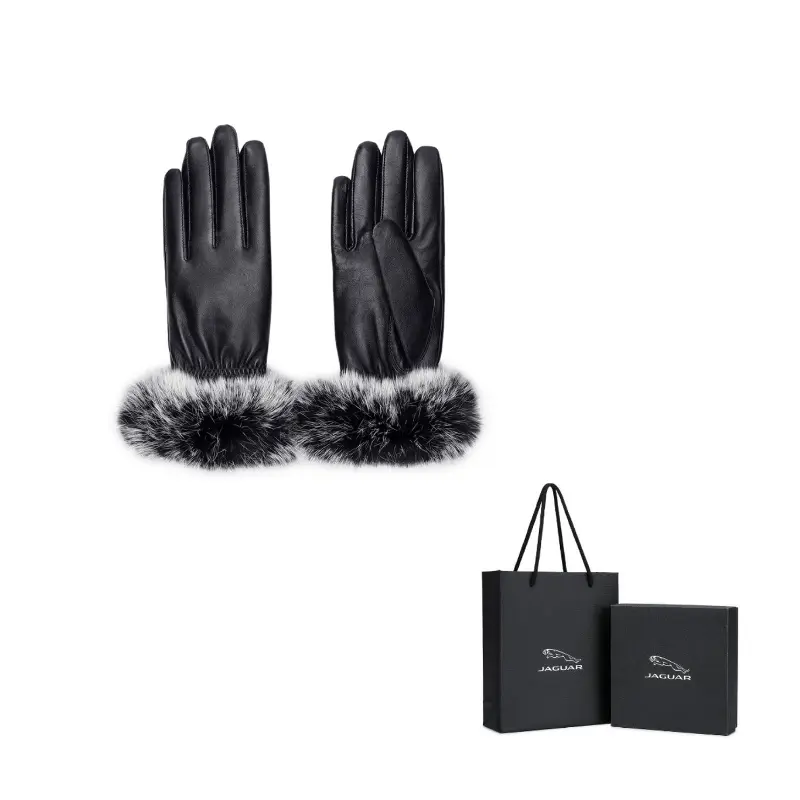 JAGUAR Женские перчатки из овчины, Black
JAGUAR Женские перчатки из овчины, Black