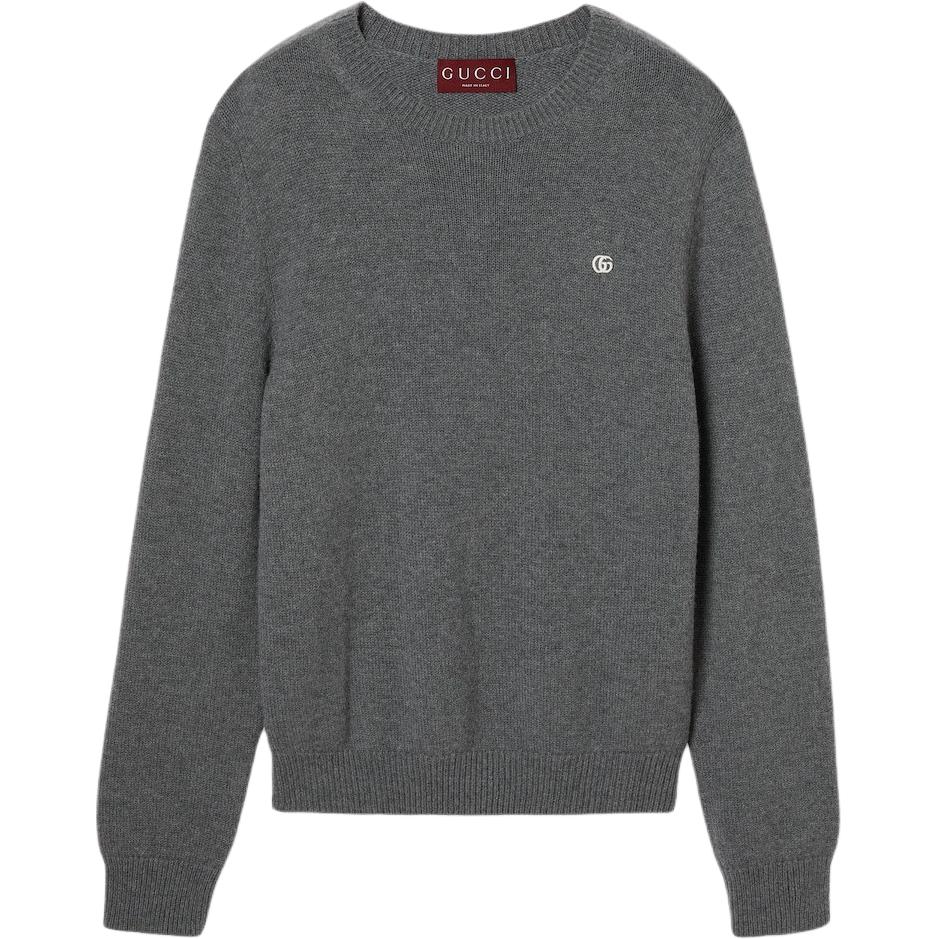 Вышитый джемпер gg GUCCI, серый
Вышитый джемпер gg GUCCI, серый