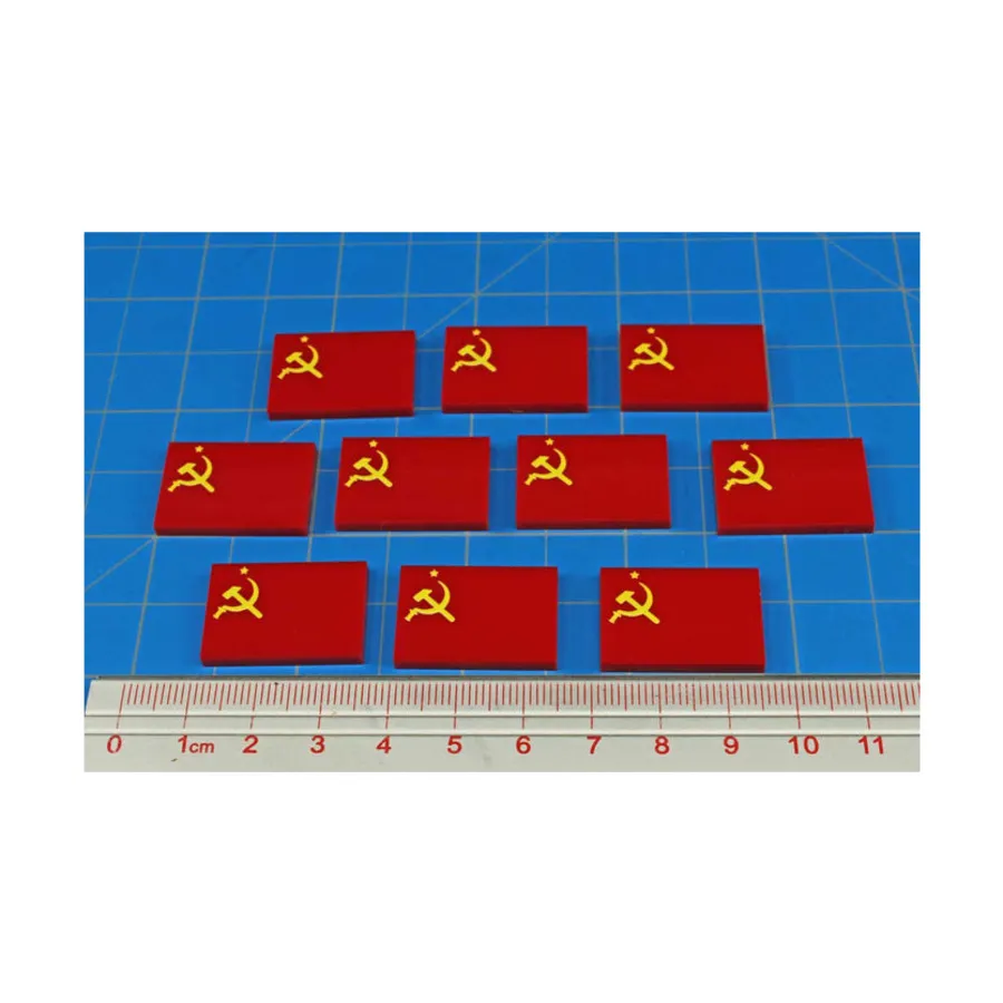 Премиальные печатные жетоны с флагами Второй мировой войны — Советский Союз, Token Sets - WWII Factions & Flags