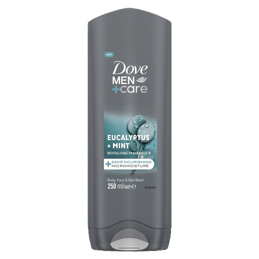ГЕЛЬ ДЛЯ ДУША DOVE MEN ЭВКАЛИПТ + МЯТА 250 МЛ UNILEVER
ГЕЛЬ ДЛЯ ДУША DOVE MEN ЭВКАЛИПТ + МЯТА 250 МЛ UNILEVER