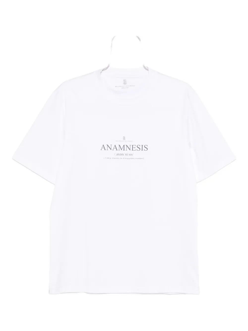 Футболка с логотипом Brunello Cucinelli, белый
Футболка с логотипом Brunello Cucinelli, белый