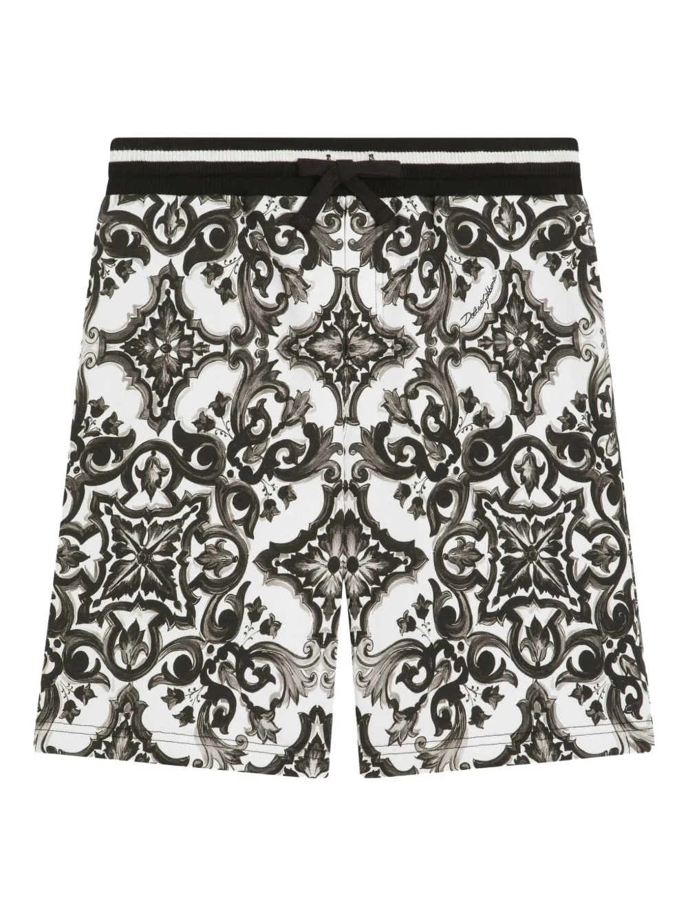 Шорты с принтом Majolica Dolce & Gabbana Kids, черный
Шорты с принтом Majolica Dolce & Gabbana Kids, черный