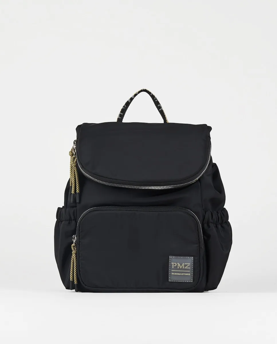 Женский нейлоновый рюкзак с клапаном PACOMARTINEZ, черный
Женский нейлоновый рюкзак с клапаном PACOMARTINEZ, черный
