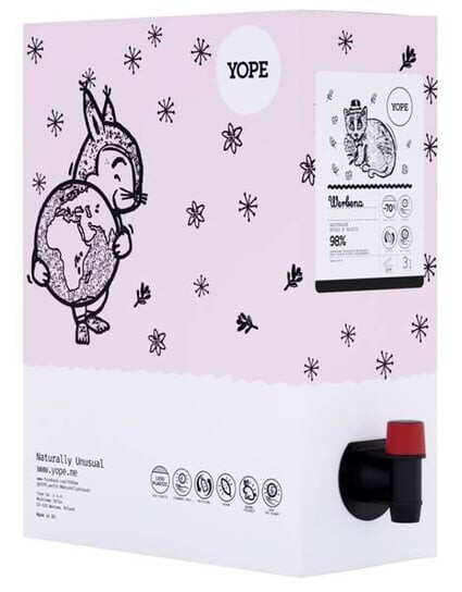 Вербена, Натуральное мыло для рук Bag in Box, 3 л Yope
Вербена, Натуральное мыло для рук Bag in Box, 3 л Yope