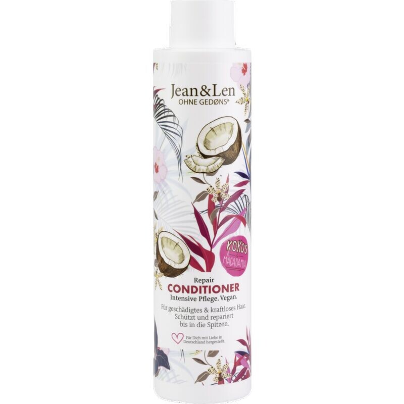 Восстанавливающий кондиционер с кокосовым маслом и макадамией Jean&Len, 300 ml
Восстанавливающий кондиционер с кокосовым маслом и макадамией Jean&Len, 300 ml
